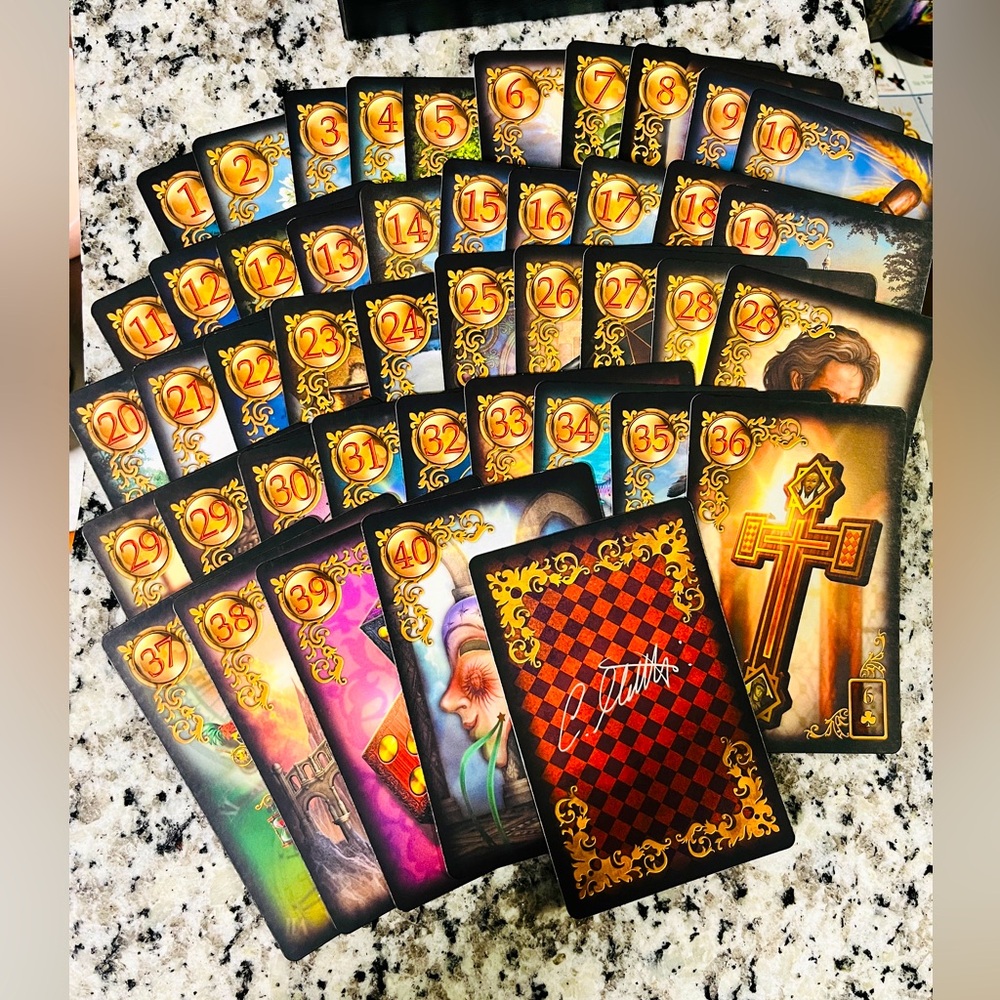 🔮Gilded Reverie lenormand deck autographed by designer too! Fortune psychic fun🔮 - Picture 1 of 11